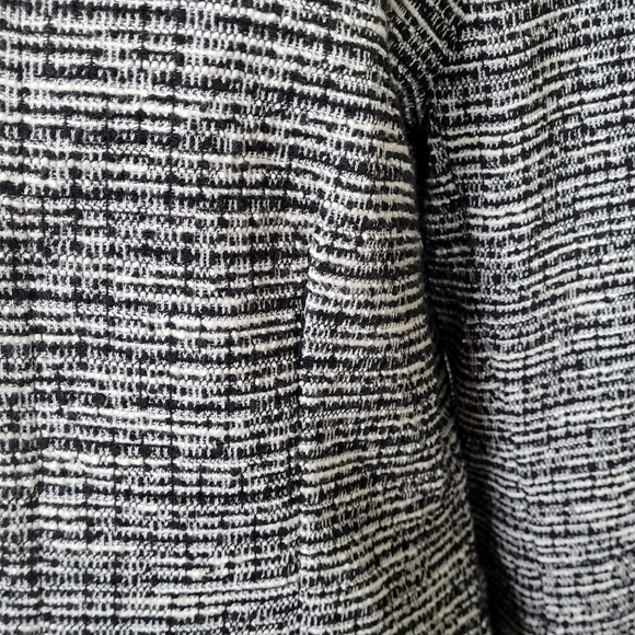 Covington Woman's Twill Jacket Black and White Size Large - Picture 7 of 11